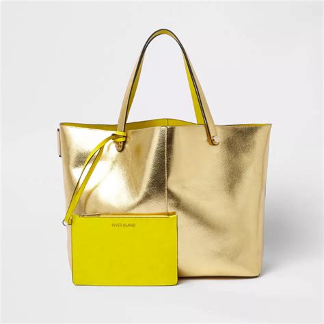 gold metallic stretch fabric tote bag|Metallic Tote Bags for Women .